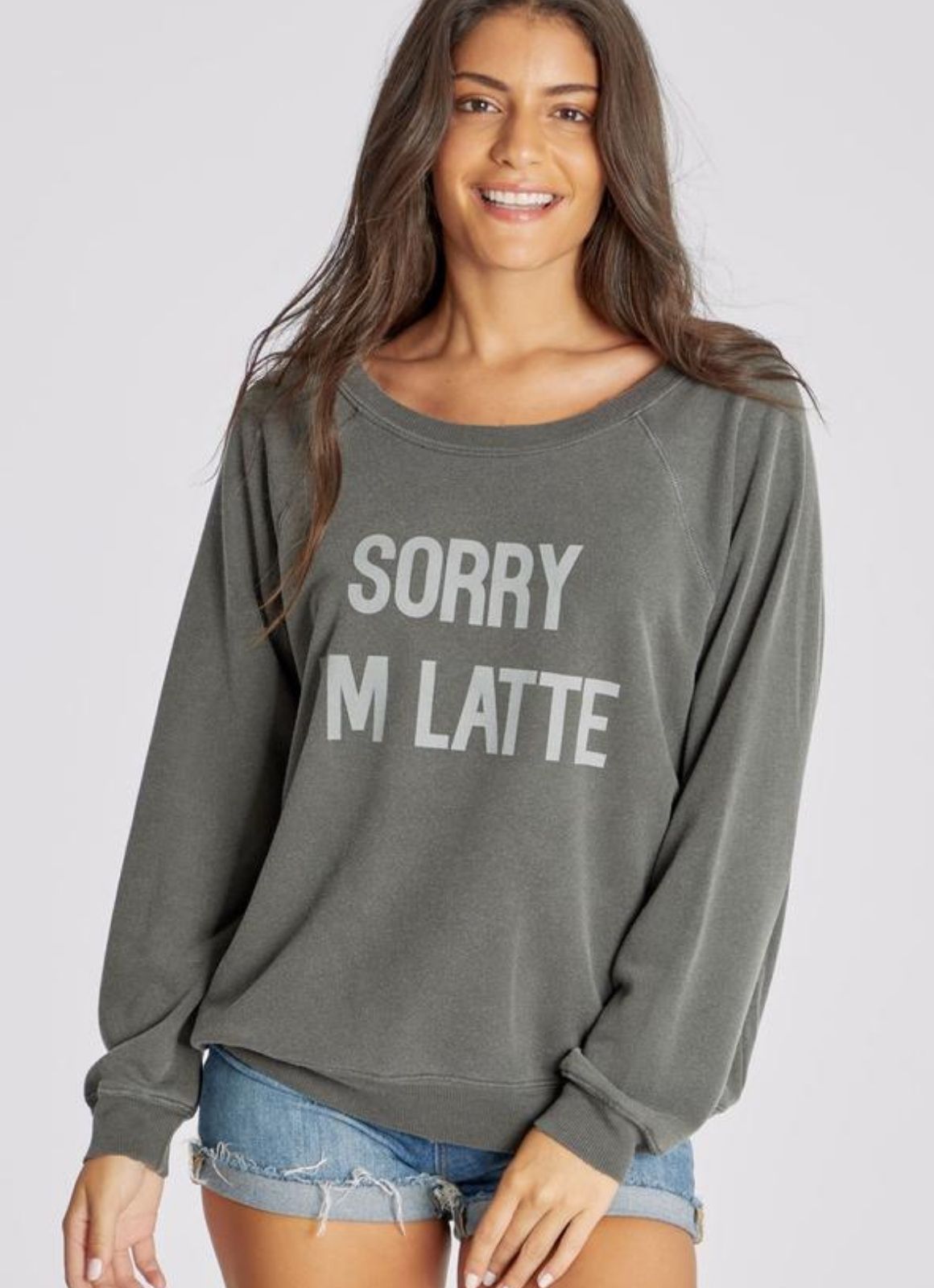 Wildfox - Sorry I'm Latte Sommers Sweatshirt