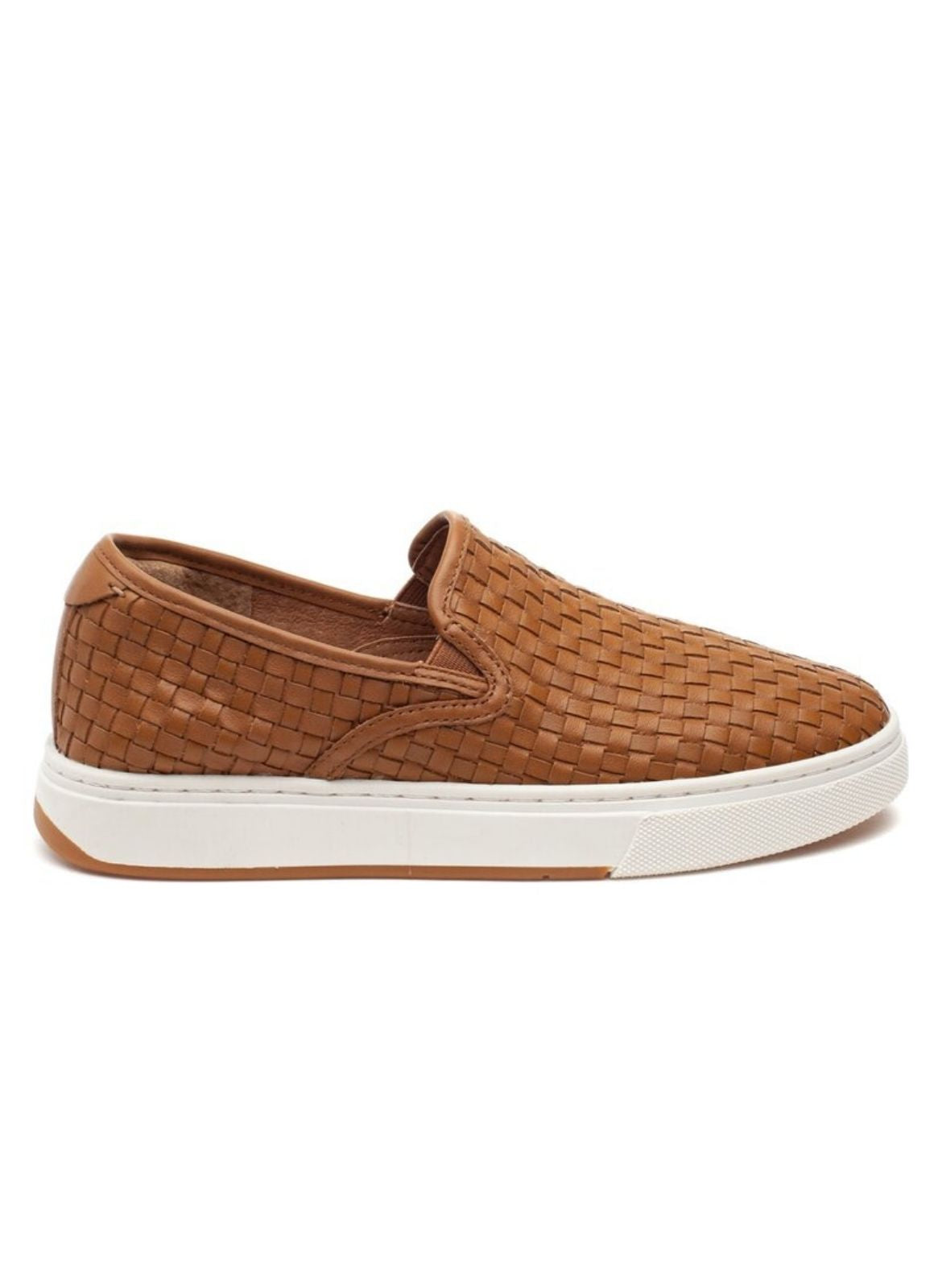 JSlides - Justine Leather Slip On Tan