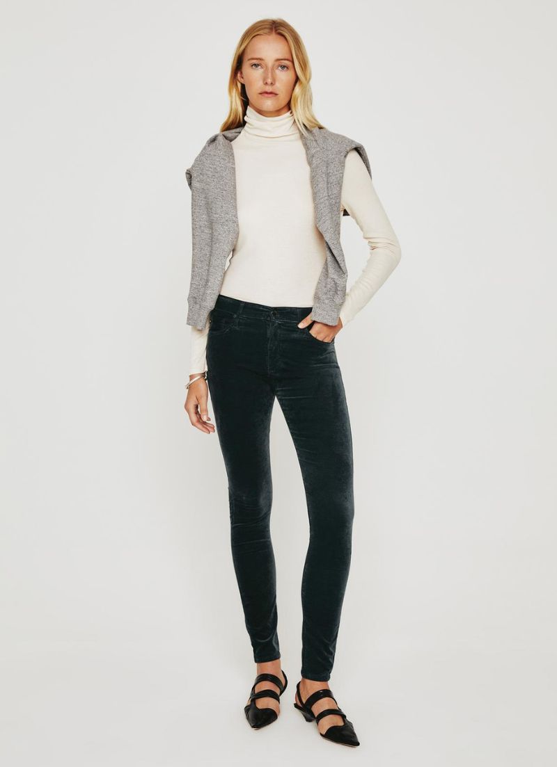 Farrah Skinny Stretch Velvet