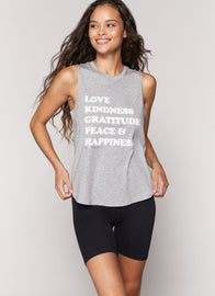 Spiritual Gangster - Love and Happiness Muscle Tank