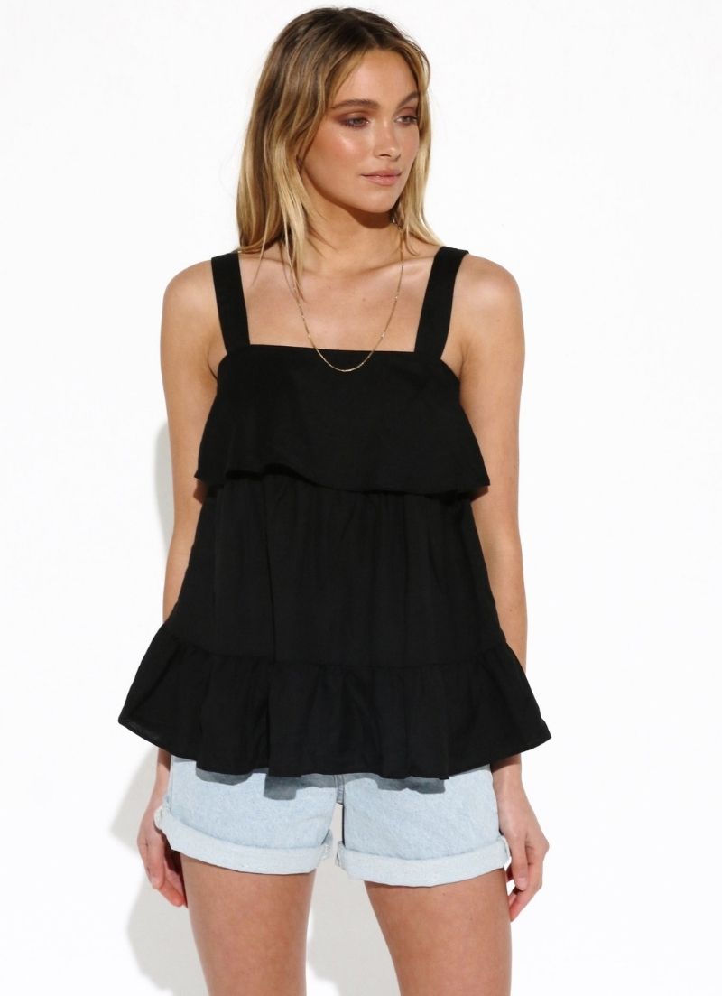 Madison The Label - Casey Tiered Top