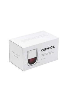CORKCICLE - Stemless Wine Glass Set