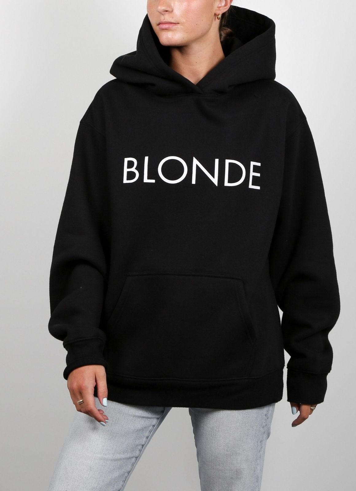 Brunette The Label - "Blonde" Classic Hoodie | Black