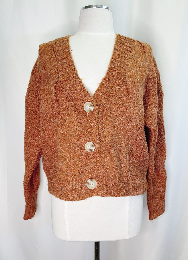 Cabel Knit Cardi