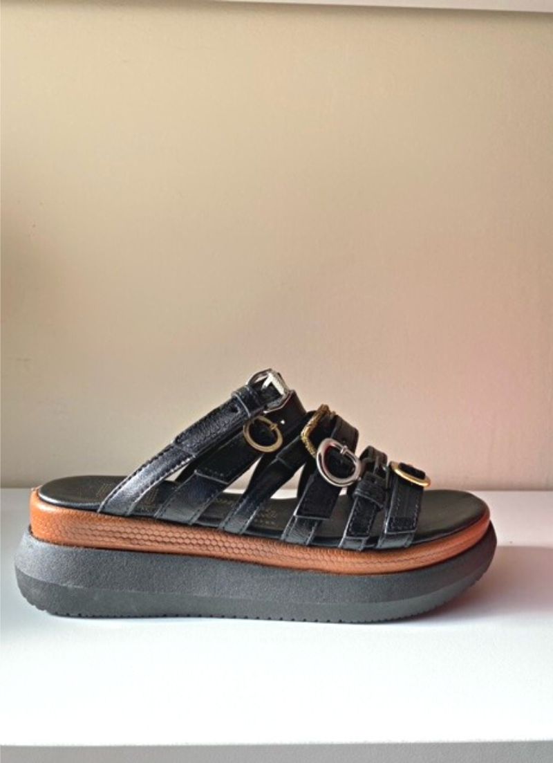 Multi Buckle Sandals