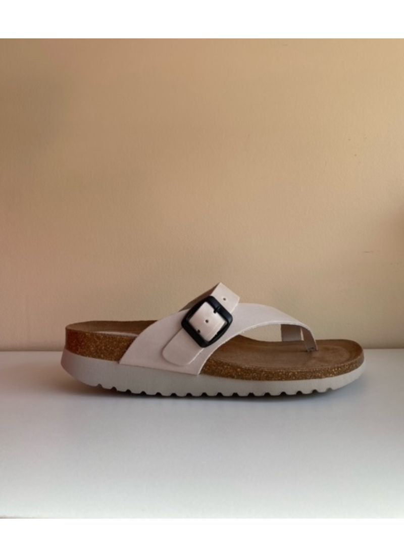 Leather Buckle Sandal