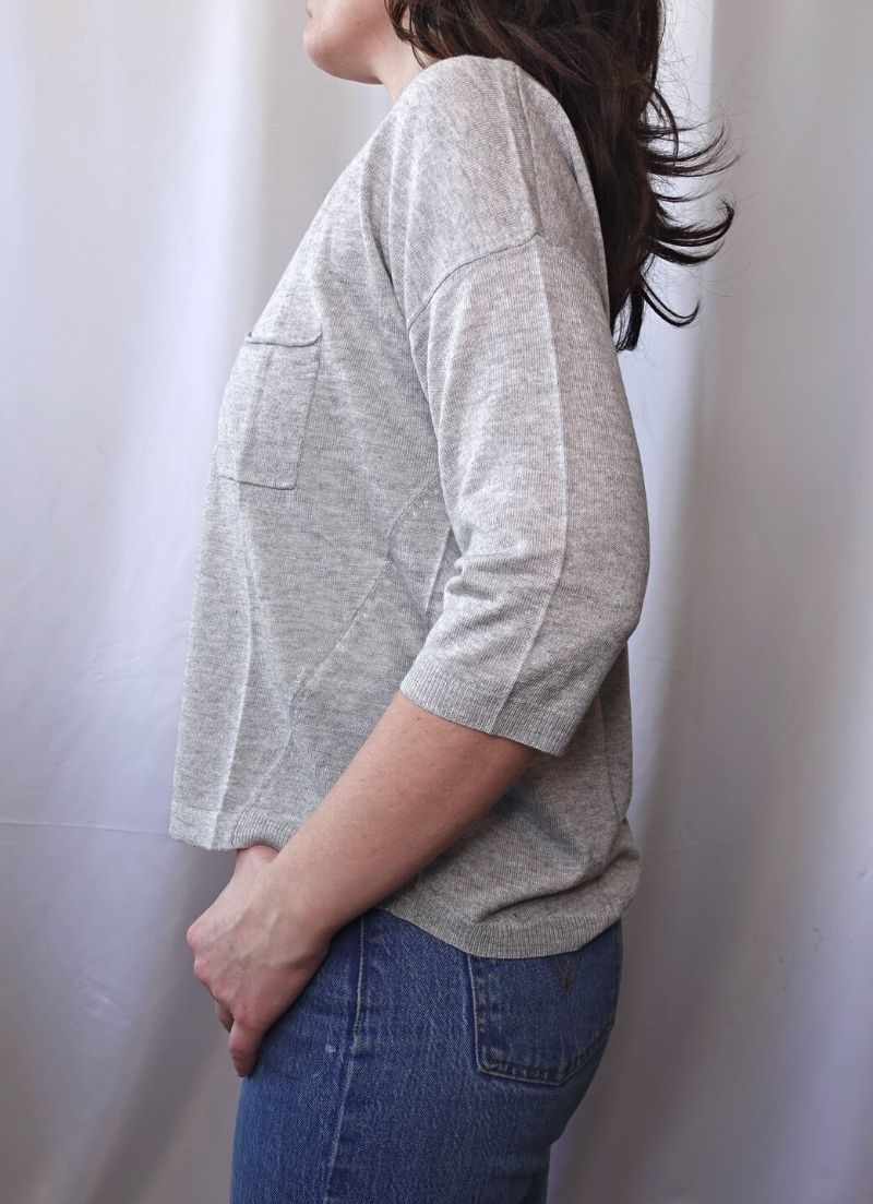 Oversized Pocket Blouse
