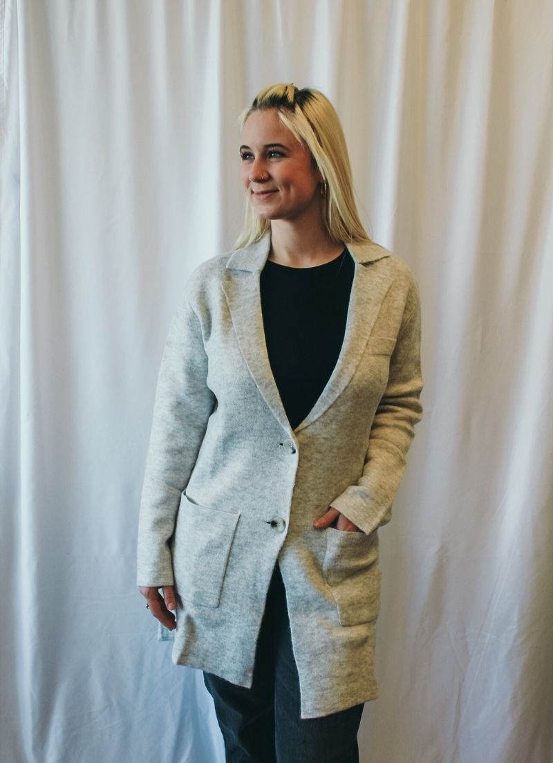 V-Neck Cardigan With Pockets