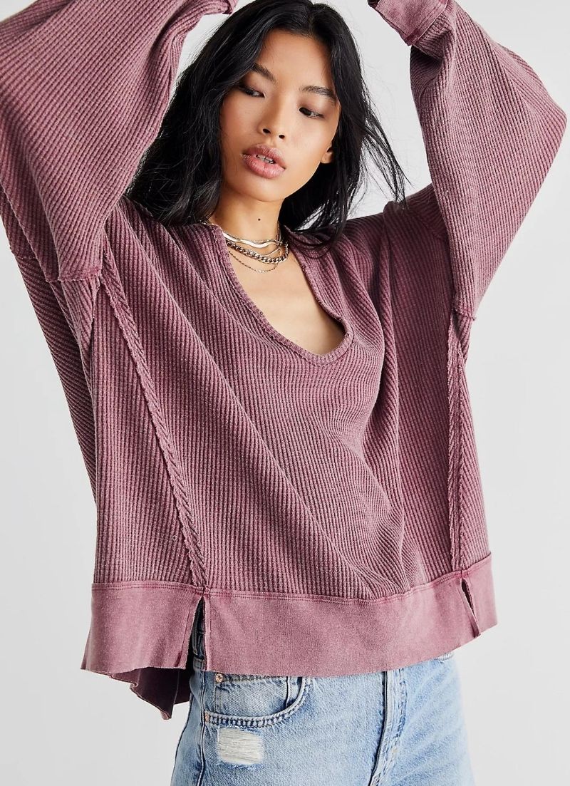 Free People - Buttercup Thermal Sweater