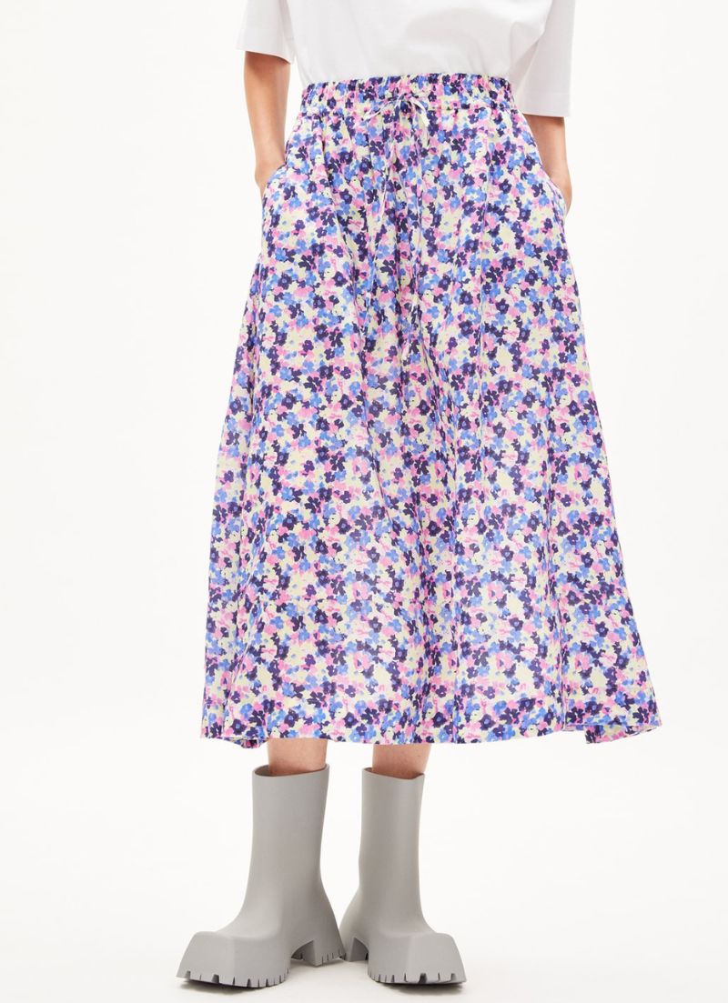 Elodiaa Multi Floral Skirt