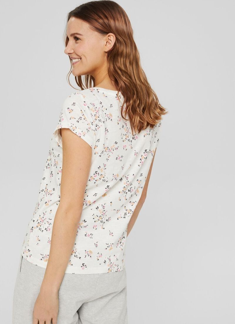 Crew Neck Printed Tee