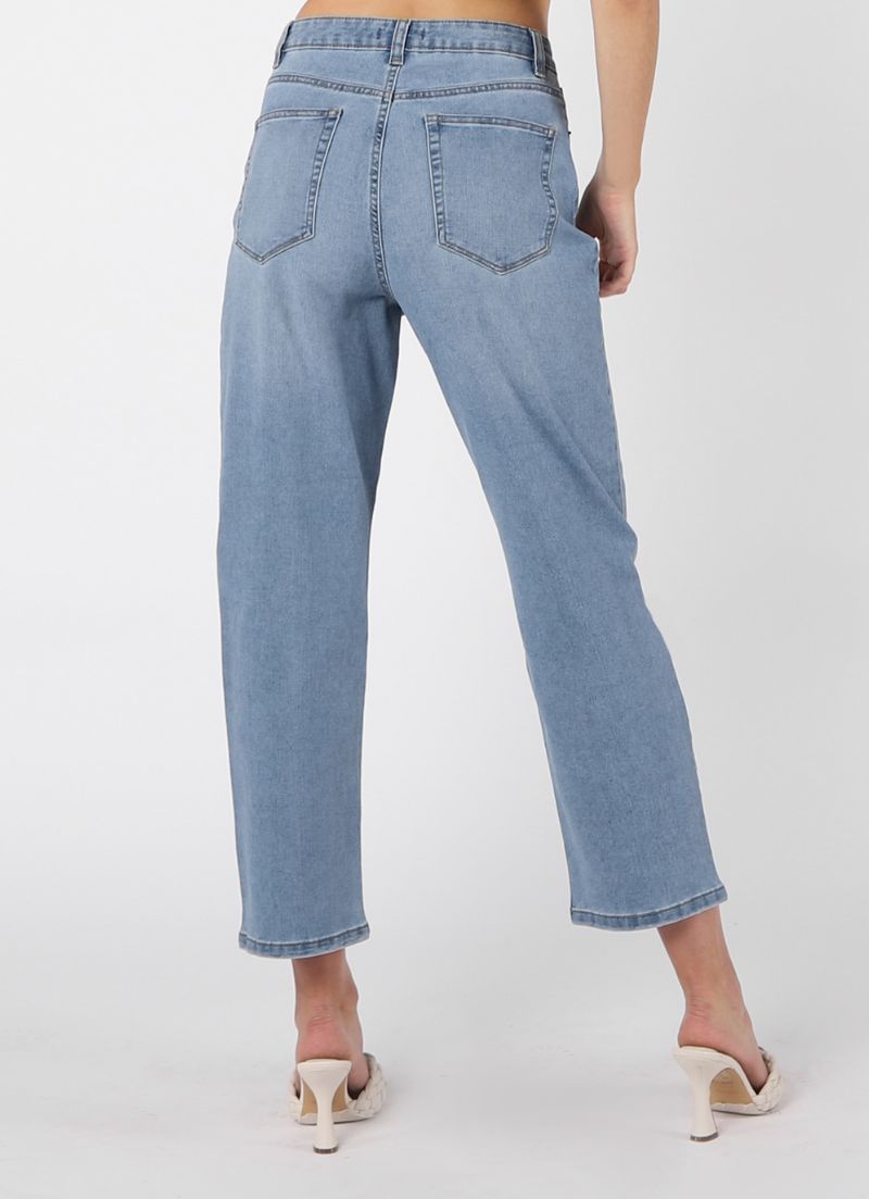 High Rise Mom Straight Jean
