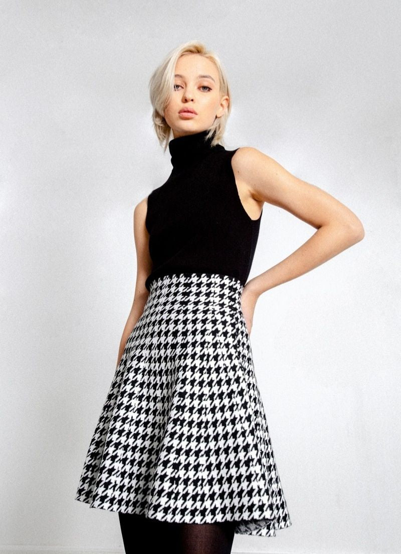 Sleeveless Roll Neck Top