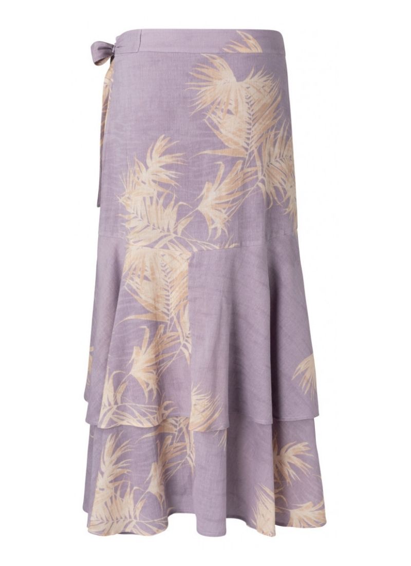 Printed Midi Skirt