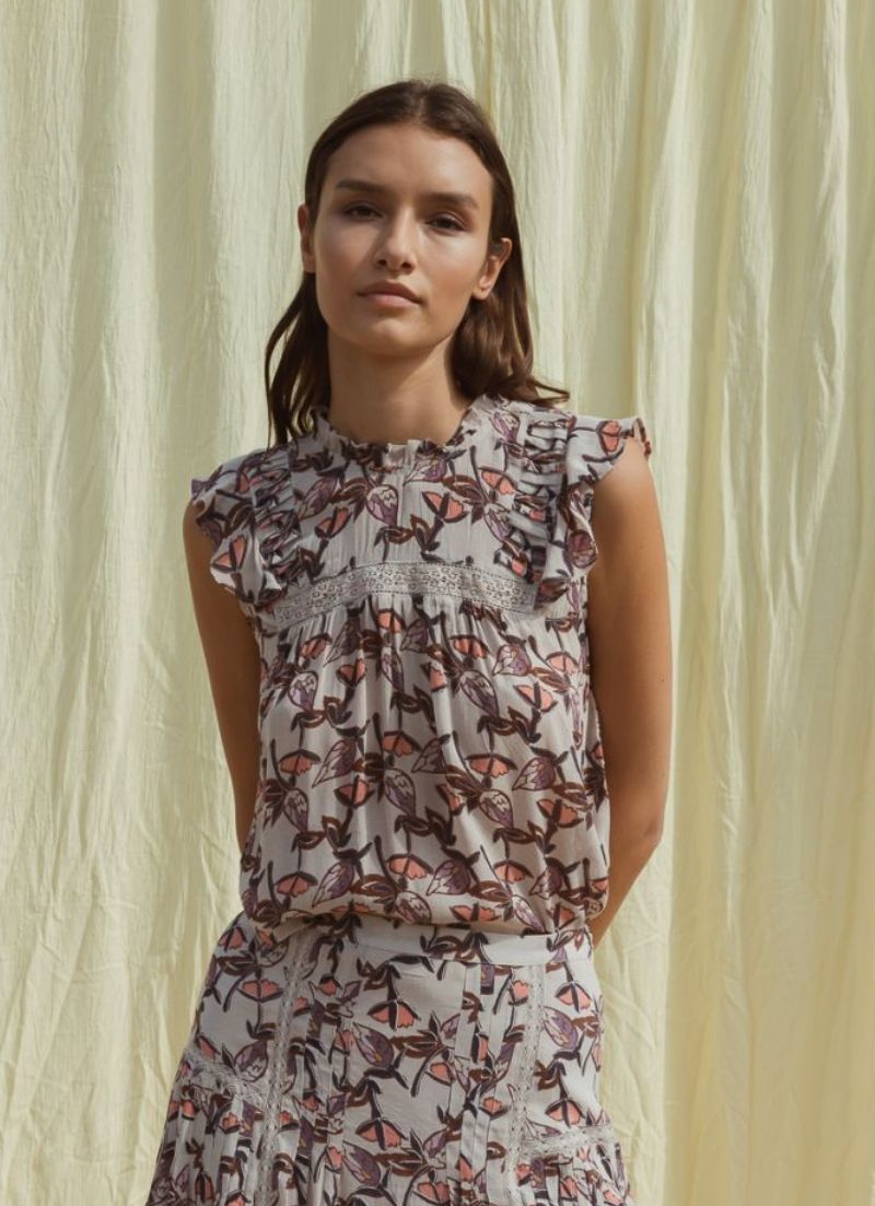 Aubrey Ruffle Blouse