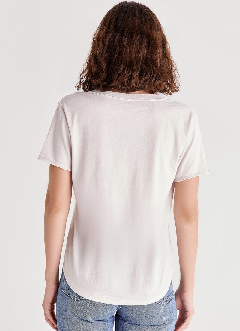 Z Supply - T-shirt à col en V en coton biologique
