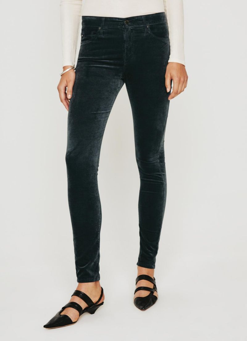 Farrah Skinny Stretch Velvet