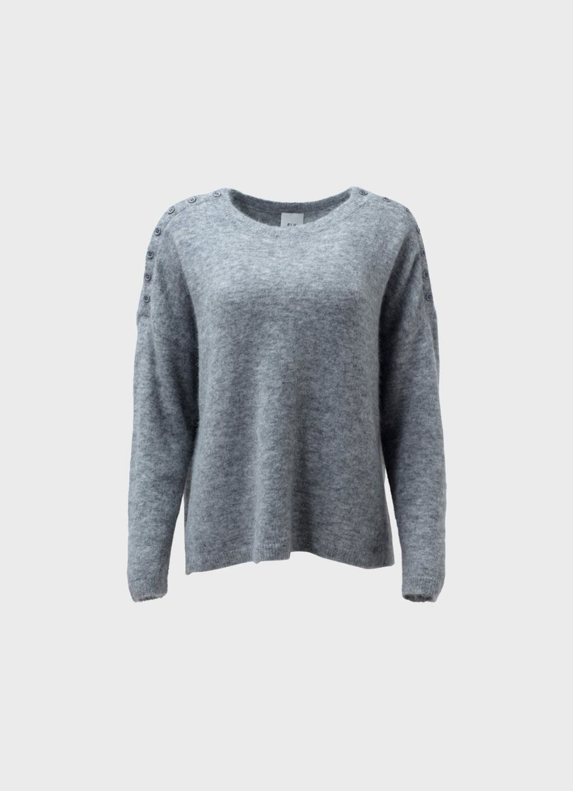 Elk The Label Carita Sweater Merino Wool Alpaca Grey