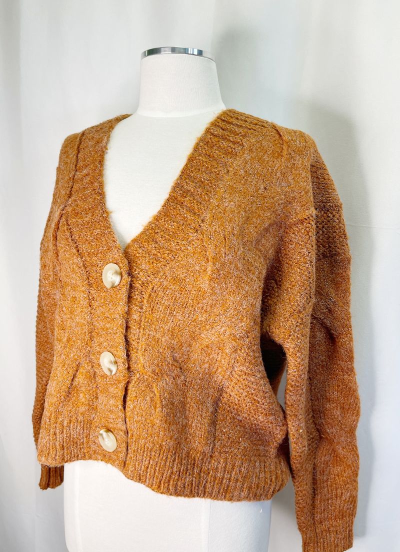 Cabel Knit Cardi