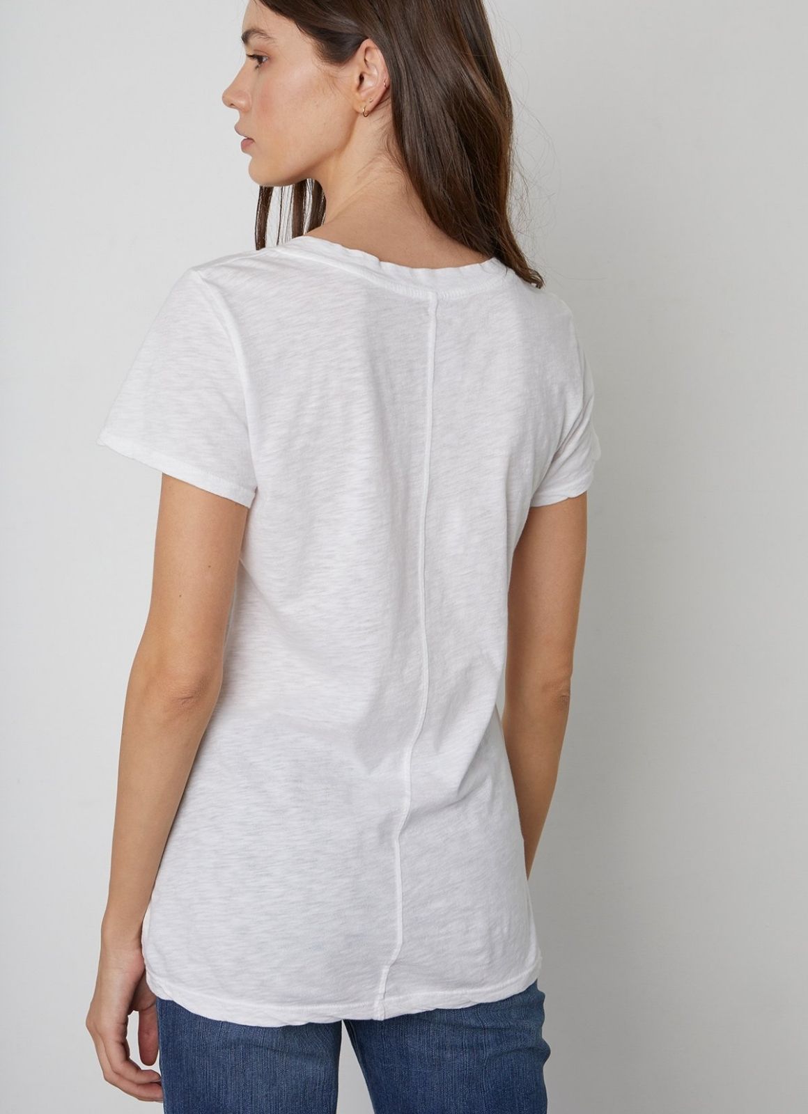 Lilith Slub V-Neck Tee