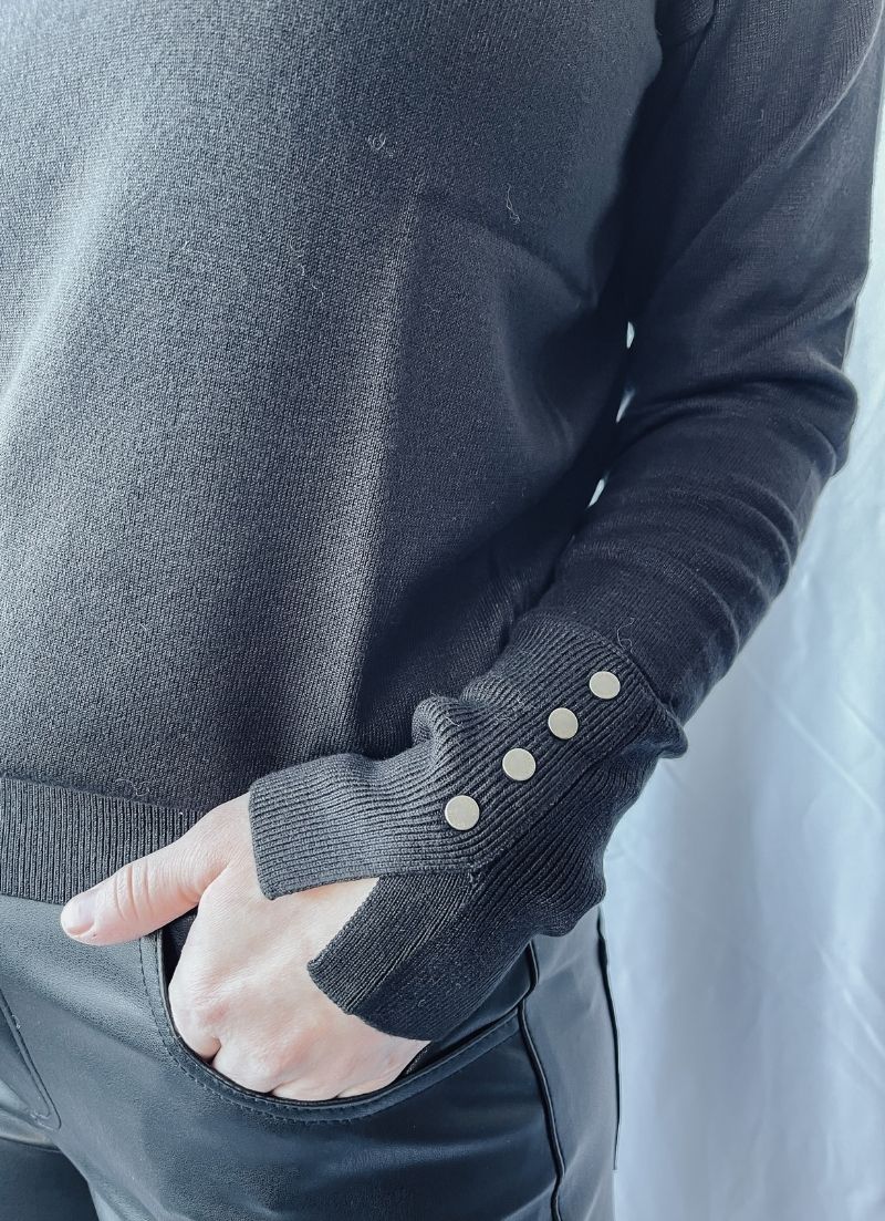 Garcia - Stud Sleeve Sweater