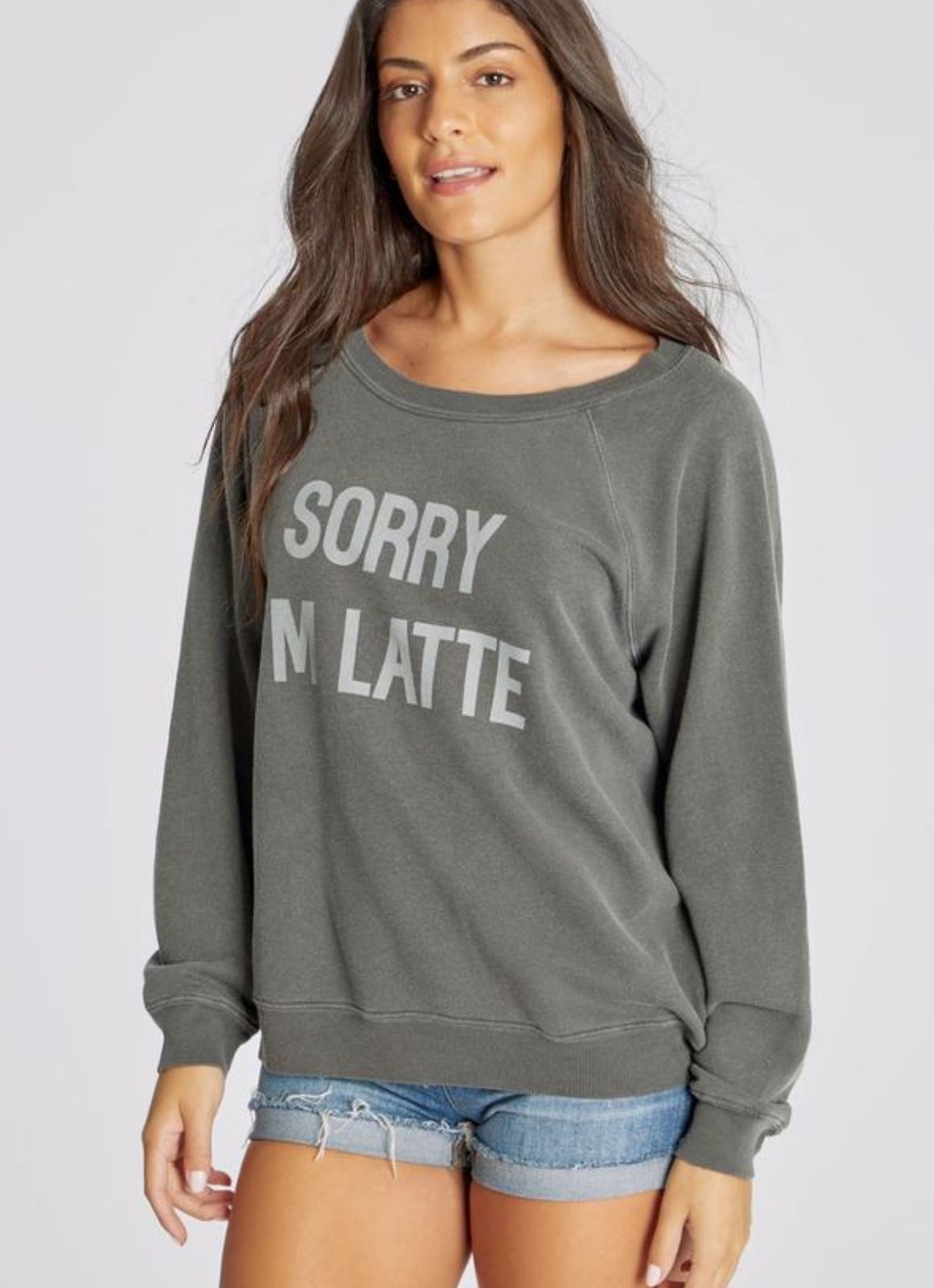 Wildfox - Sorry I'm Latte Sommers Sweatshirt