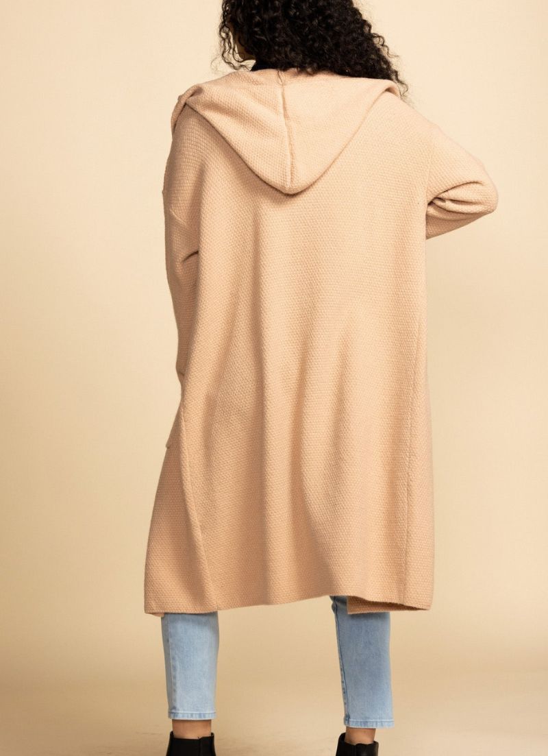 Pink Martini - Cardigan à capuche Katie