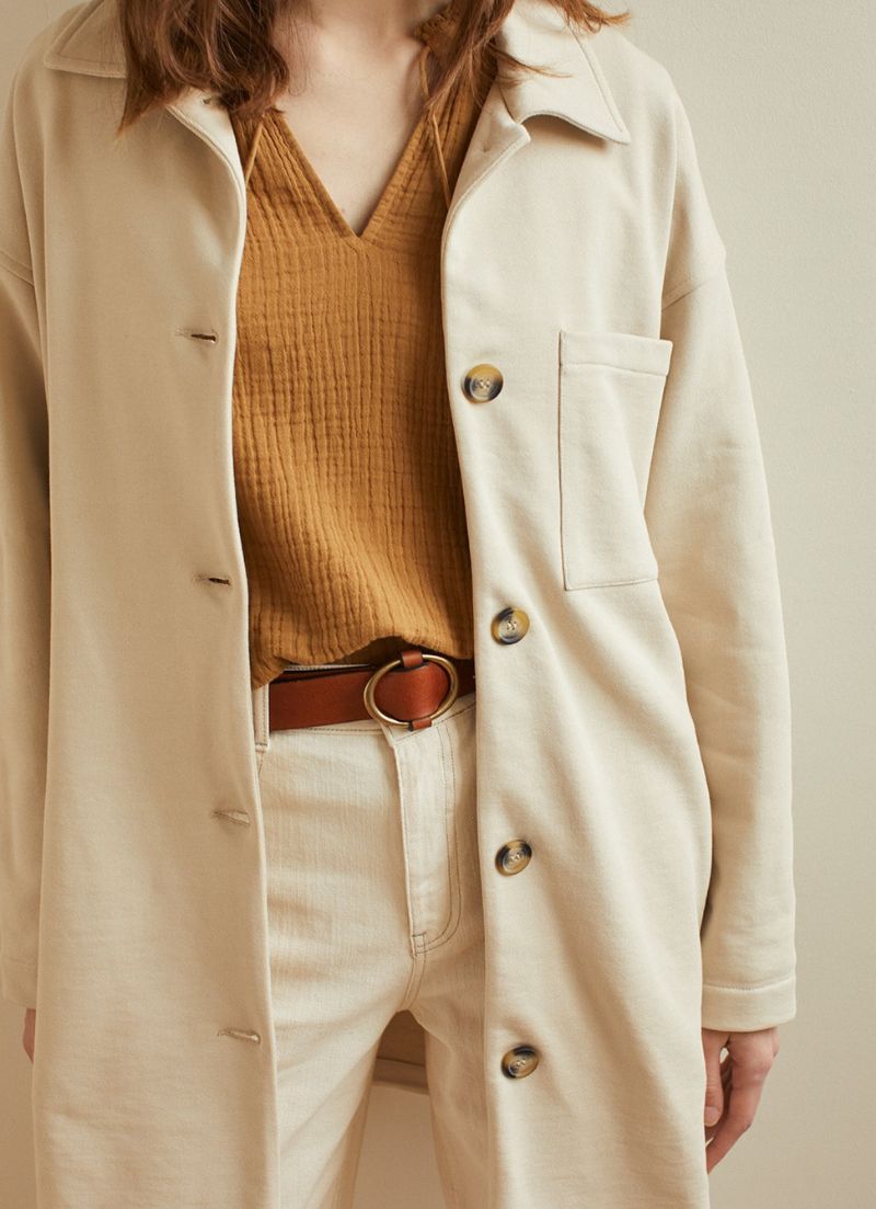 Plush Long Jacket