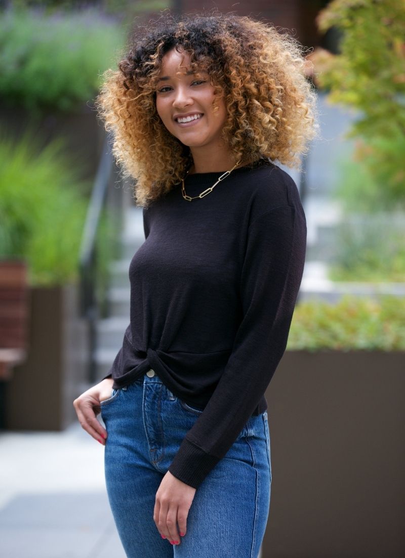 Sanctuary - Knotted  Long Sleeve Tee