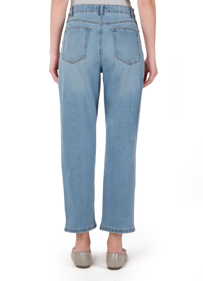 High Rise Relaxed Straight Jean