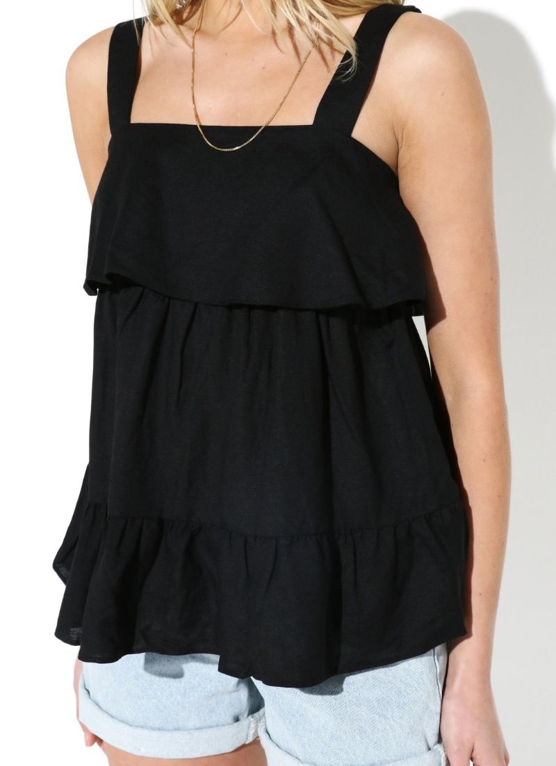 Madison The Label - Casey Tiered Top
