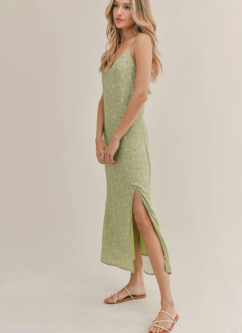 Robe mi-longue Californie