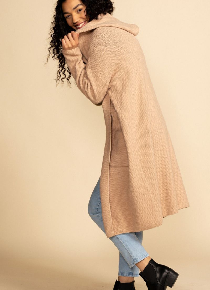 Pink Martini - Cardigan à capuche Katie