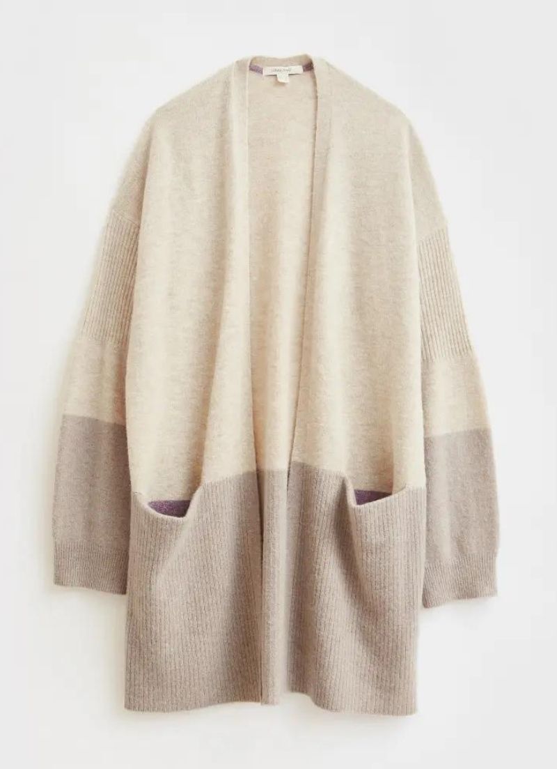 White Stuff - Cardigan color block Hygge