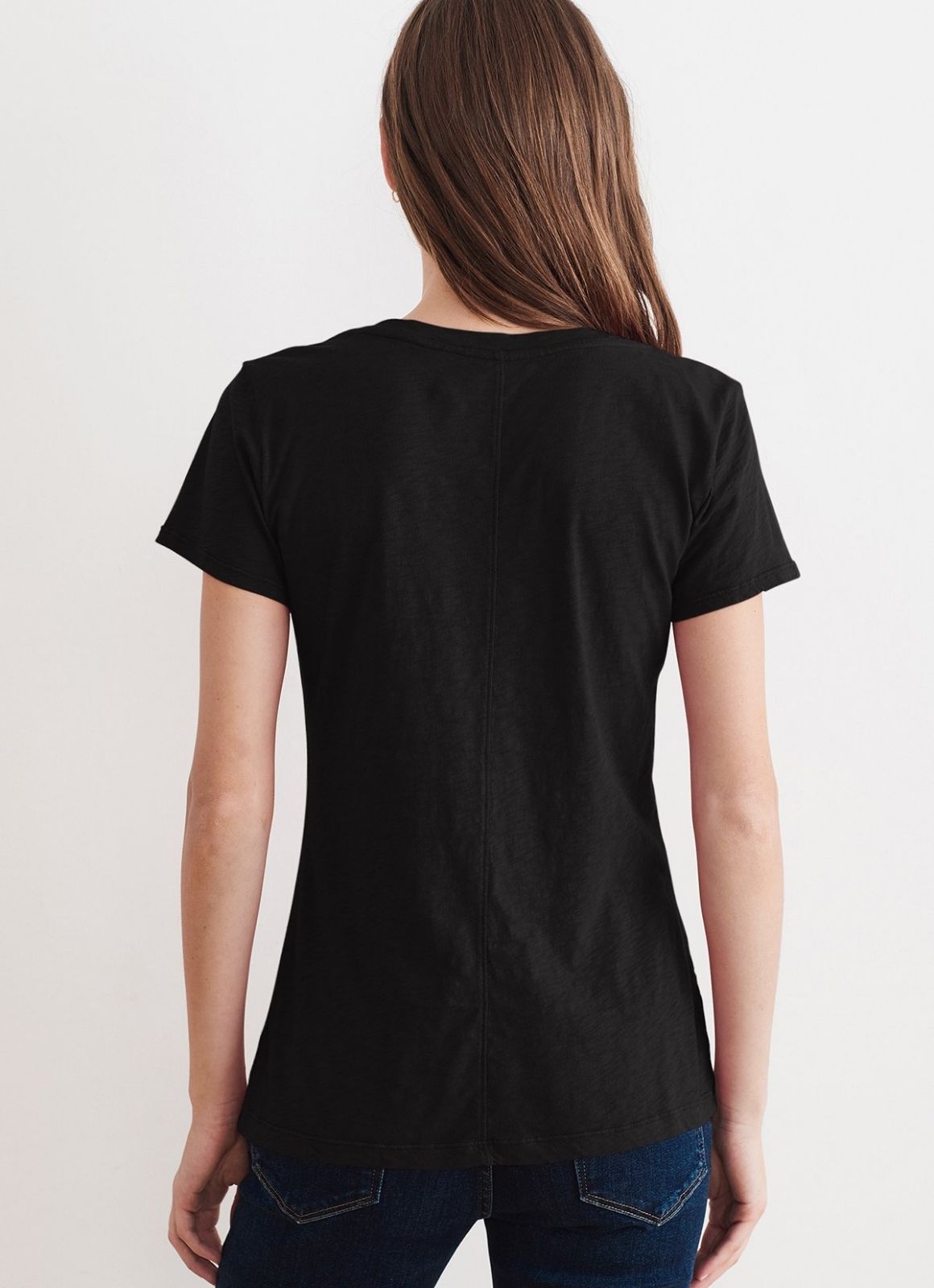 Lilith Slub V-Neck Tee