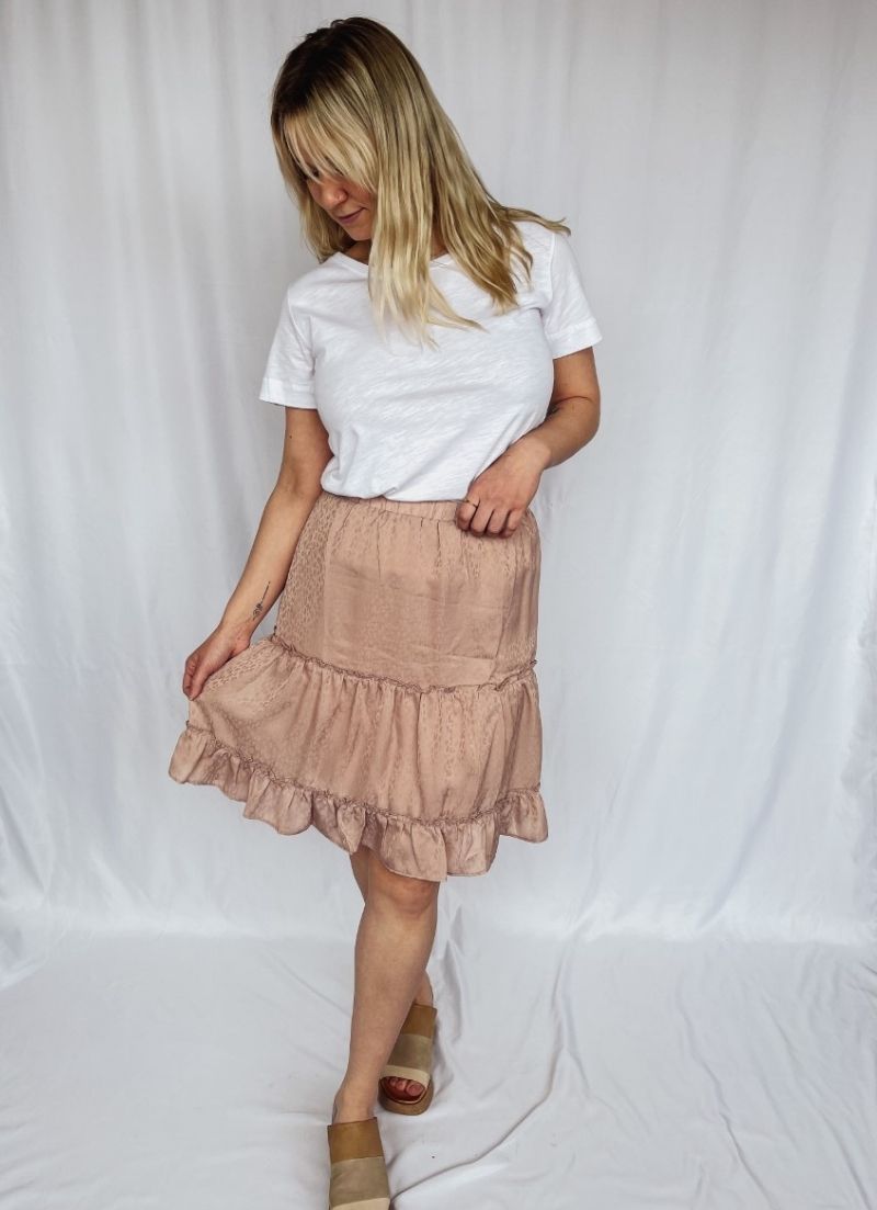 Jacquard Silky Skirt