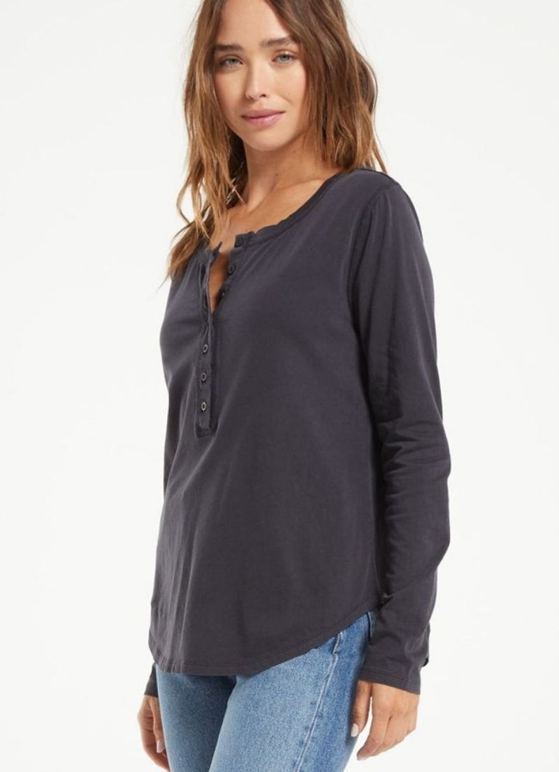 Z Supply - T-shirt à manches longues bio Andren