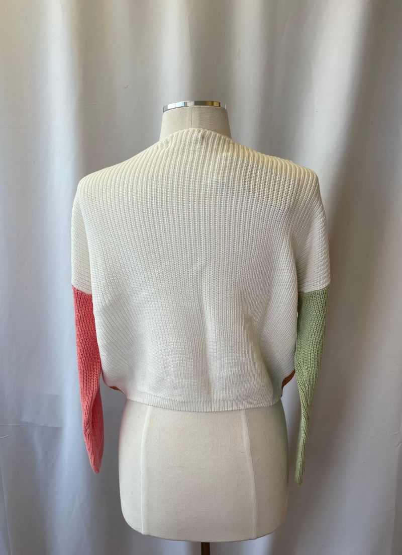 Block Crop Sweater