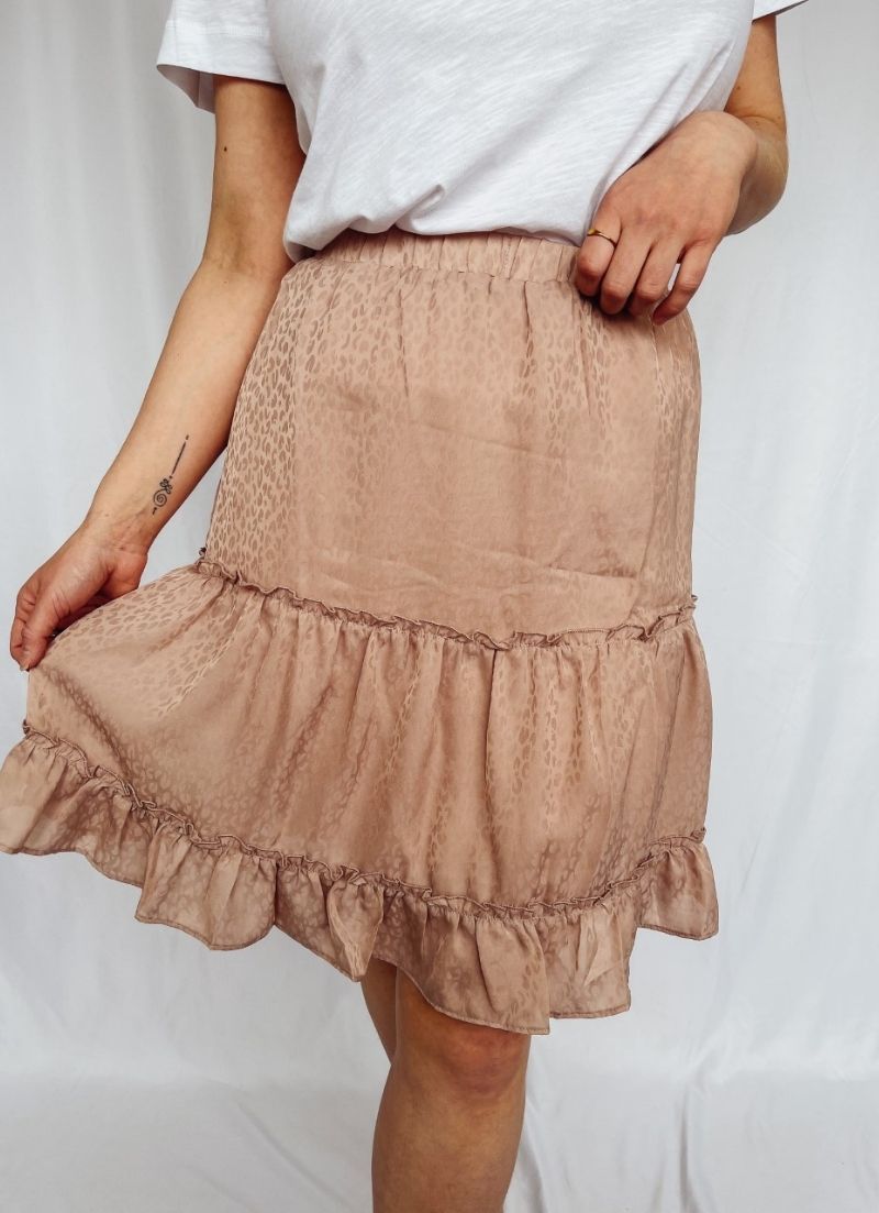 Mystree - Jacquard Silky Skirt