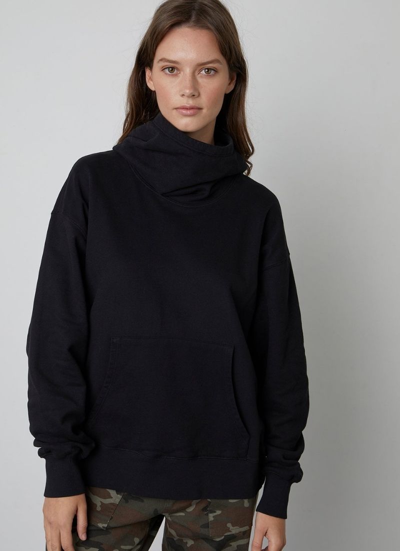 Velours - Sweat à capuche en polaire douce Ora
