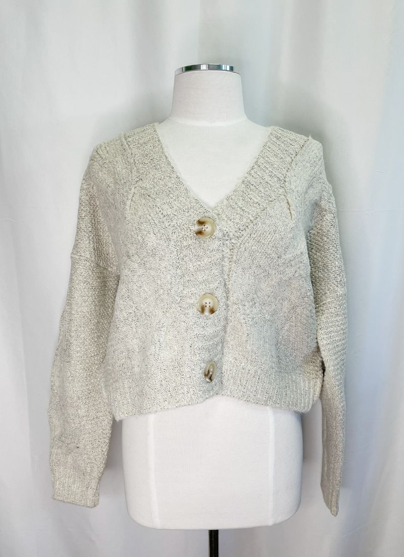 Cabel Knit Cardi