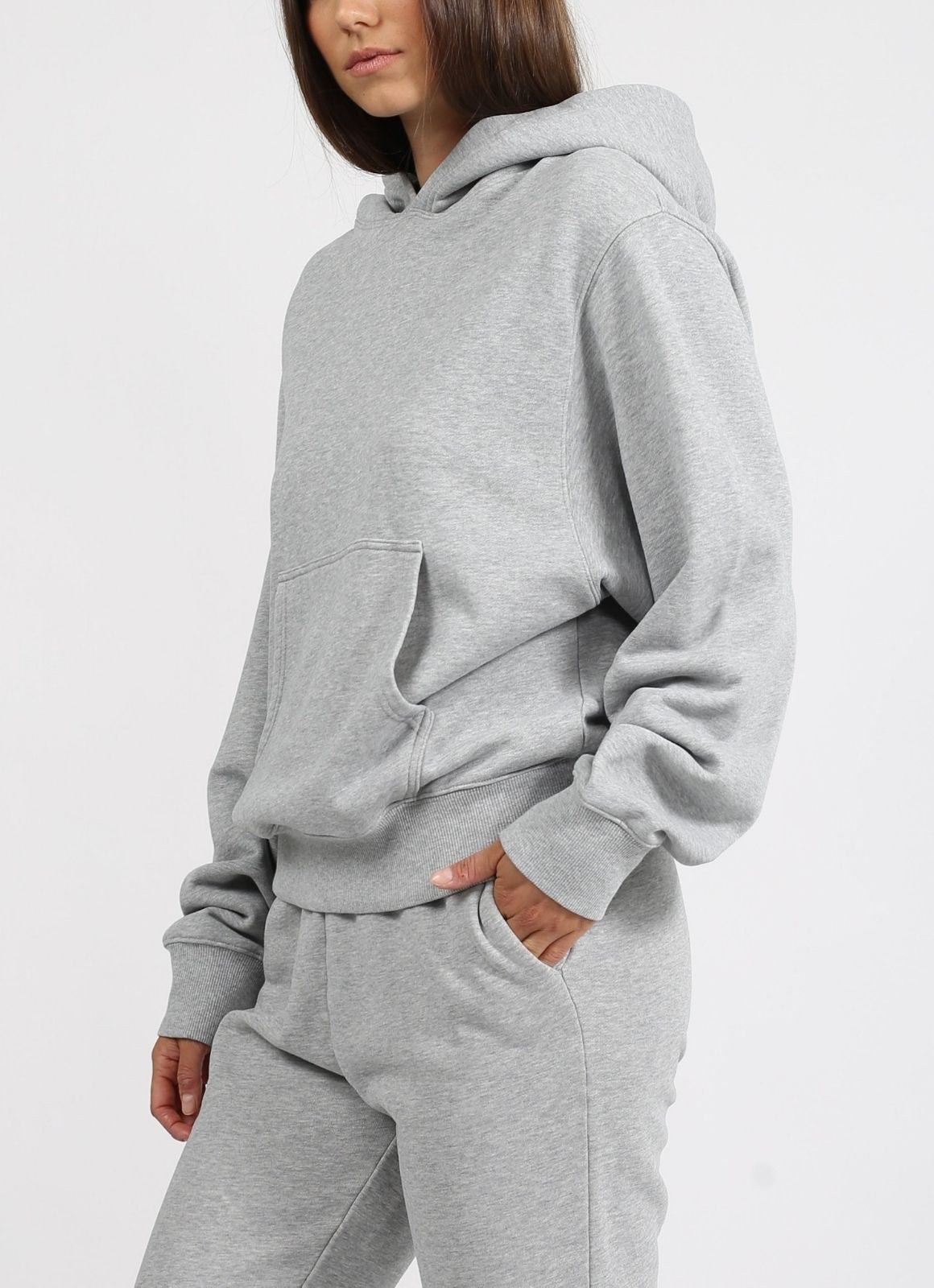 Brunette The Label - Best Friend Hoodie CLASSIC GREY