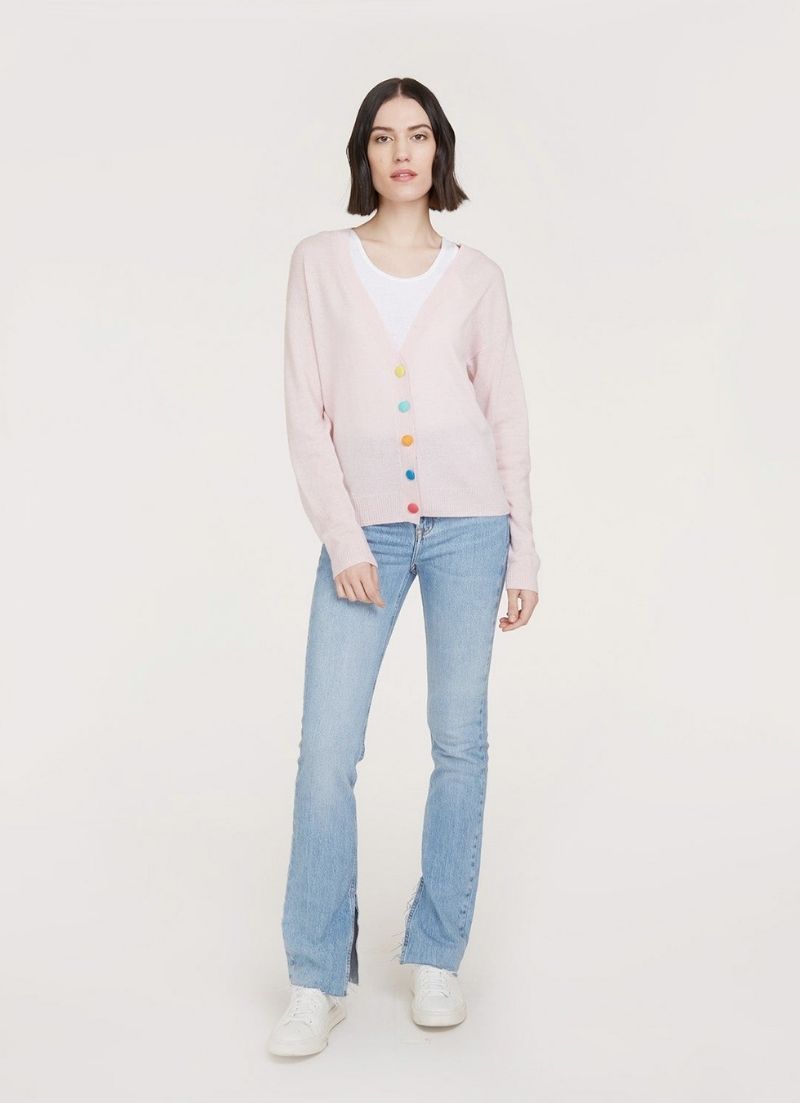 Cachemire d'Automne - Cardigan Boxy Col V
