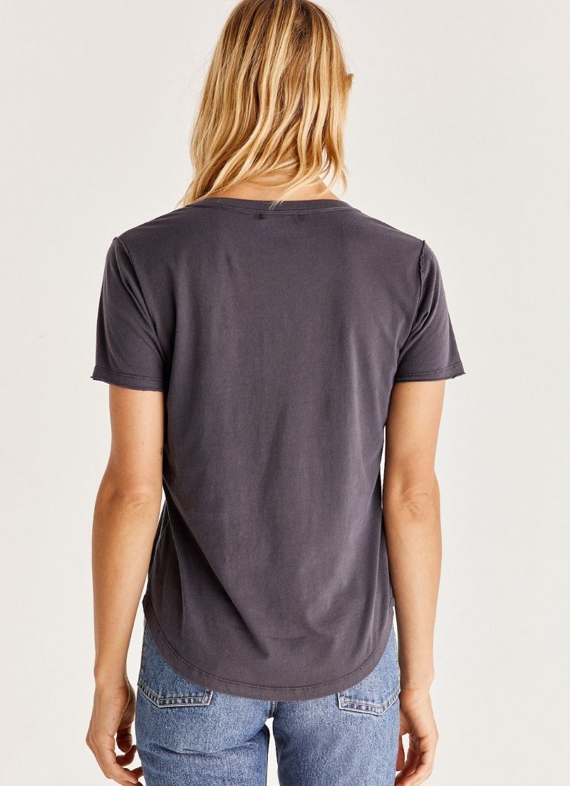 Z Supply - T-shirt à col en V en coton biologique