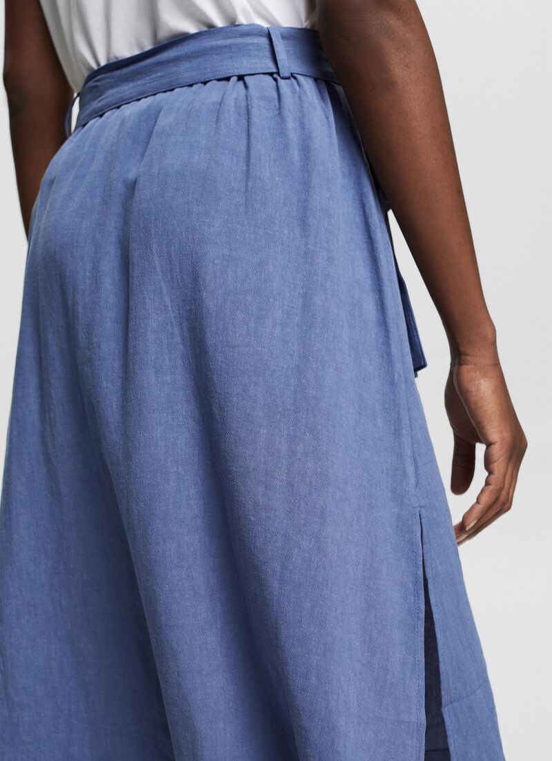 Linen Crepe Skirt