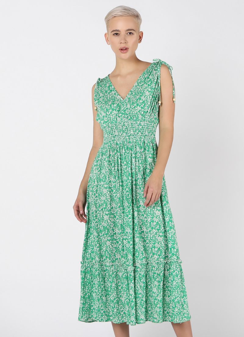 Floral Print Maxi Dress