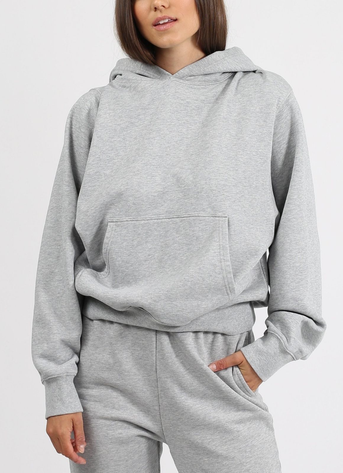 Brunette The Label - Best Friend Hoodie CLASSIC GREY