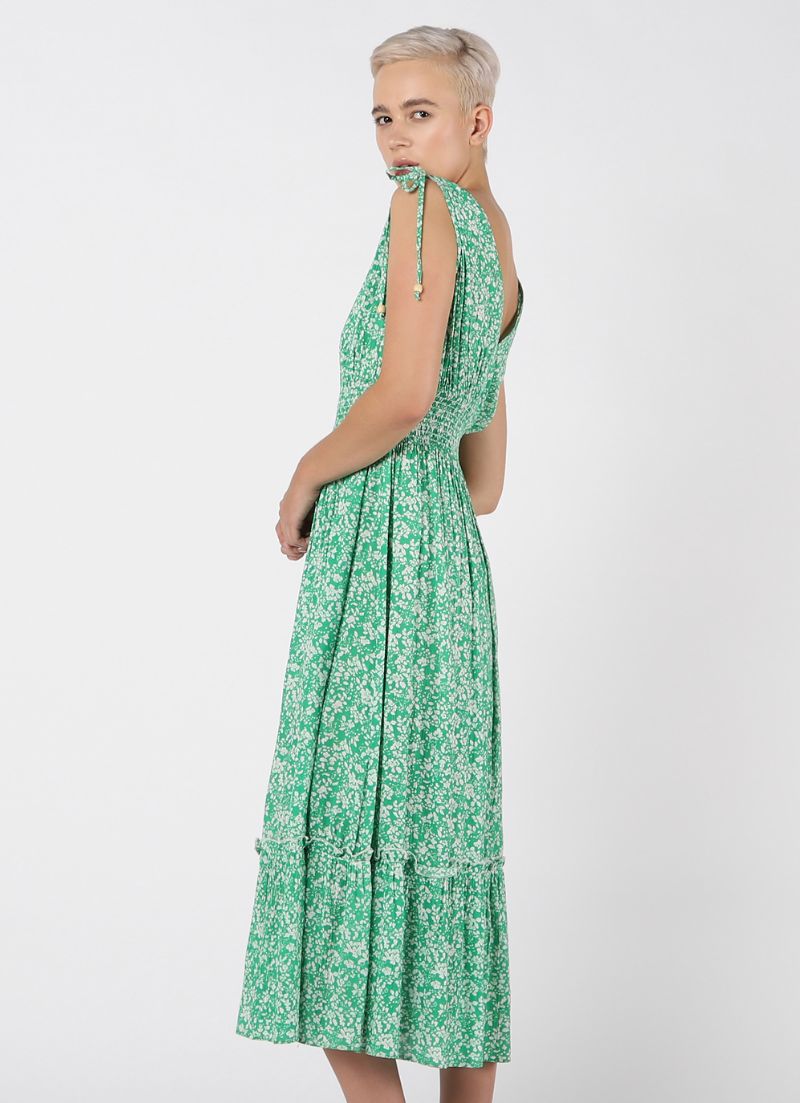 Floral Print Maxi Dress
