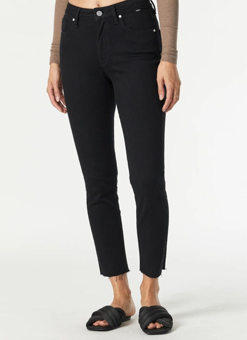 Viola High Rise Cropped Slim Straight
