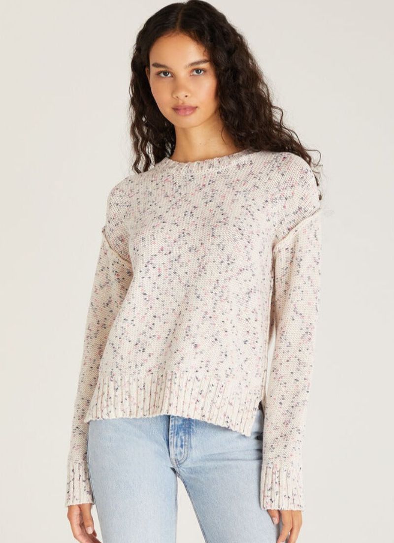 Cita Marled Crop Sweater